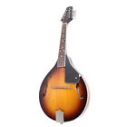 Mandolin Instrument Set Vintage 8 String Acoustic Right Handed With Strings GFL