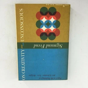 Sigmund Freud Creativity and the Unconscious 1958 1st Harper Torchbook Edition - Imagen 1 de 9