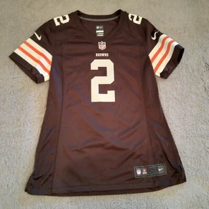Nike NFL On Field Cleveland Browns #2 Johnny Manziel Jersey Women's Medium - Picture 1 of 10