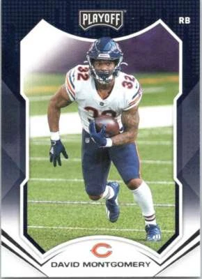 2021 Panini Playoff #128 David Montgomery Chicago Bears - GotBaseballCards - Image 1 of 2