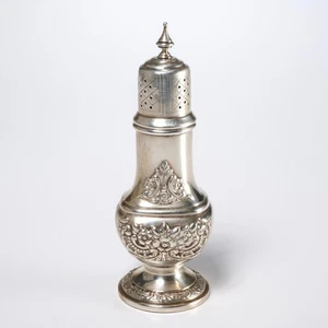 Amston Donatello Sterlingsilber Zucker Rizinus Salz Pfefferstreuer 5,25"h - Bild 1 von 6