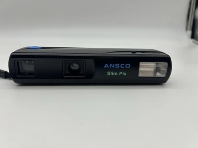 Ansco Slim Pix 110 Film Camera Vintage Point & Shoot Retro Flash - Image 1 of 4