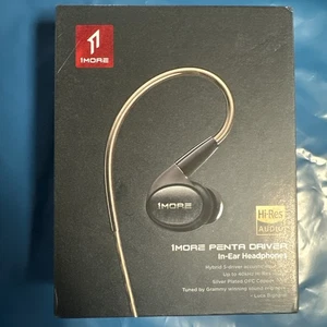 Penta Driver Wired in-Ear Earphones, Hi-Res Certified Hybrid Multi-Driver Hea... - Picture 1 of 4