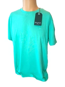 Weird Fish Hook Marke Größe Large Herren T-Shirt Aqua Marine Farbe Neu und Etikett - Bild 1 von 9