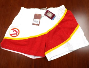 WOMEN'S MITCHELL & NESS NBA HWC ATLANTA HAWKS JUMP SHOT SHORTS SIZE XL - Picture 1 of 4