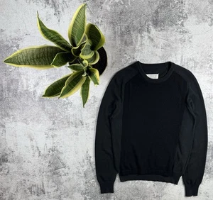 Martin Maison Margiela 2016 Black Wool Cotton Knited Sweater Pullover Sweatshirt - Picture 1 of 15