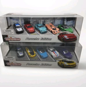 Lot of 2 Majorette Porsche Giftpacks 2020 & 2021 10 Cars Exclusive 1:64 Sealed - Picture 1 of 18