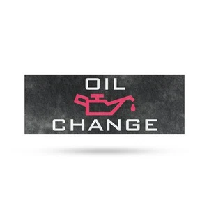 Oil Change Vinyl Decal Vehicle Maintenance Affordable Service Reliable - Picture 1 of 99