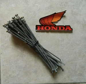 HONDA TLR250 RTL250 TRIALS USED REAR WHEEL SPOKES (35) - Picture 1 of 1