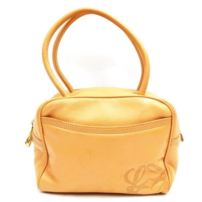 NO TARIFF LOEWE Hand Bag Orange Leather 4495260 - Image 1 of 4