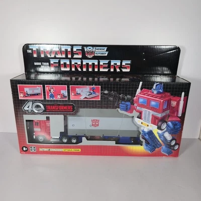 Transformers 40 Aniversario G1 Dibujos Animados - Figura Embalaje Retro Optimus Prime Foto 1 de 4