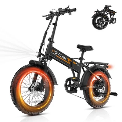 Movcan Q20 Folding Electric Bike 52V 15.6Ah 20” Fat 1500W Hydraulic Brake 30 MPH - Image 1 of 4