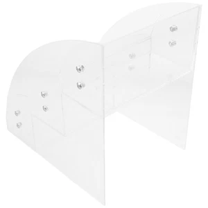  Scatola Porta Trucchi Organizer Organizzatore Del Bagno Pennelli Per Trucco - Foto 1 di 12