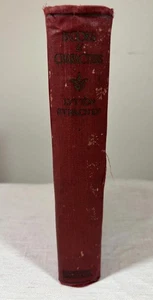Books & Characters by Strachey Lytton. First 1st Edition VG HC 1922 - Foto 1 di 9