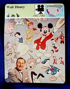 WALT DISNEY Panarizon Story of America Card #24-01 - Picture 1 of 2