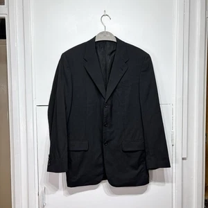 Prada Blazer Jacket Grey 100% Wool Smart Formal Wedding Men’s EU 48R  - Picture 1 of 13
