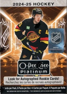 2024-25 Upper Deck O-Pee-Chee PLATINUM Hockey NHL Trading Cards Blaster Box - Picture 1 of 6