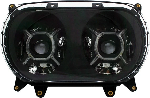 Cyron Lighting Integrated LED Headlight Black ABIG52A Harley Davidson Road Glide - Image 1 of 1