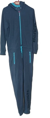 Bench. Damen Overall Jumpsuit Gefüttert Gr. 42 grau mit Kapuze - Bild 1 von 3