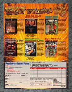 GamePro Player's Guide Product Final Fantasy III Print Ad Vintage Art A 1996 - Picture 1 of 1