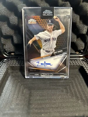 Randy Johnson 2021 Topps Chrome Black Autograph #08/25  - Image 1 of 2