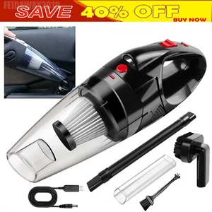 Cordless Vacuum Cleaner Car Handheld Vaccum Dust Blower Suction USB Rechargeable - Picture 1 of 20