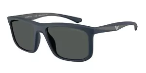 EMPORIO ARMANI EA4234U 618587 Matte Blue Dark Grey 57 mm Men's Sunglasses - Picture 1 of 1
