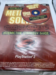 NEW METAL GEAR SOLID 2 STRATEGY GUIDE FOR PS2 PLAYSTATION 2 W/2 GAMESHARK CD'S - Picture 1 of 2