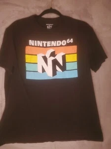 Official N64 2020 Large Logo T-Shirt Size Large Nintendo Good Condition! - Picture 1 of 6
