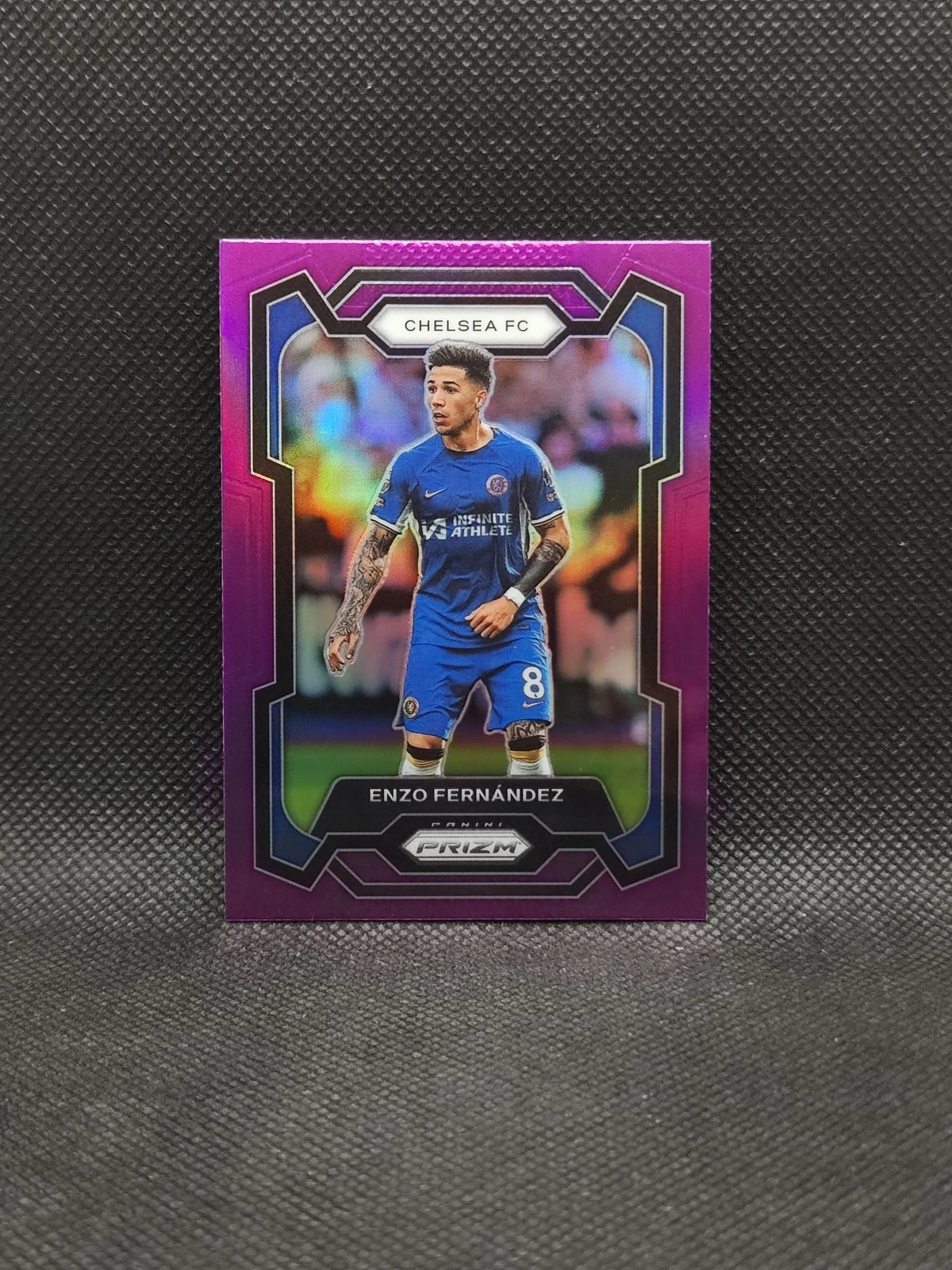 2023-24 Panini Prizm EPL Enzo Fernandez Purple Prizm SP Chelsea