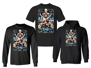 Men's UFC 280 Artist Series Event Boxing Black T-shirt For Fan Full Size