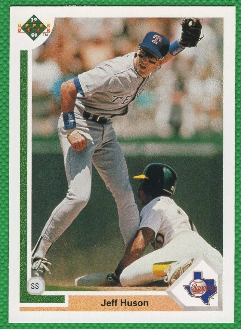 Jeff Huson - 1991 Upper Deck #195 - Texas Rangers Baseball Card