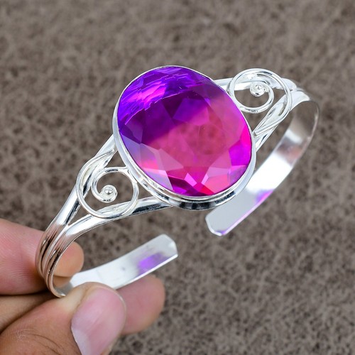 VALENTINO Braccialetto bigiotteria argento sterling 925 pietra preziosa tormalina dichiarazione gioielli