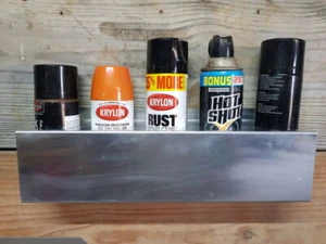 5 Bottle Aerosol Can Rack Shelf Holder Trailer Shop Garage Storage Organizer 104 - Picture 1 of 2
