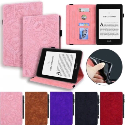 Hülle Für Amazon Kindle Paperwhite 1234 5/6/7/10/11/12th Gen Leder Case Schutz - Bild 1 von 4