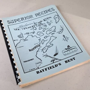 Superior Recipes Bayfield's Best 1980 Wisconsin Cookbook - Picture 1 of 5