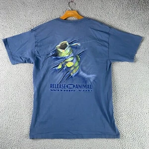 Vintage Buck Wear Shirt Adult Large Fish Fishing Fisherman Outdoors Sportsman - Picture 1 of 11
