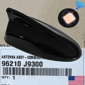 For Hyundai Kona 2018-2021 Black Shark Fin Antenna Base Cover Signal Replacement - Picture 1 of 14