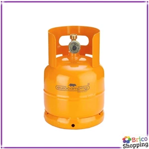 Bombola Gas Gpl Liquido Barbecue Campeggio Fornello Cannello Kg 1 Lt 2,5 Vuota - Foto 1 di 1