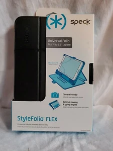 Speck StyleFolio FLEX Universal Folio Case for 7 to 8.5 Inch Tablets - Black - Picture 1 of 2