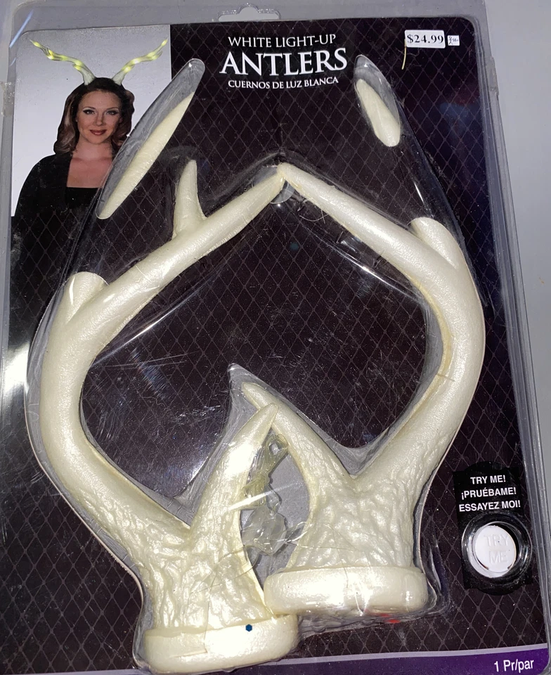 ACCESORIO DE DISFRAZ DE HALLOWEEN ILUMINA ASTAS DE CIERVO Foto 1 de 3