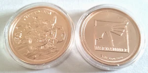 Warhammer Fantasy Battle AoS Warhammer World Dwarf Josef Bugman Rose Gold Coin - Picture 1 of 1