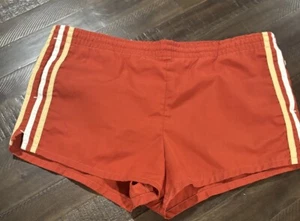 Vintage Jantzen Made In USA Red Short With Pockets 2 1/2in Inseam XL 36in Waist - Picture 1 of 9