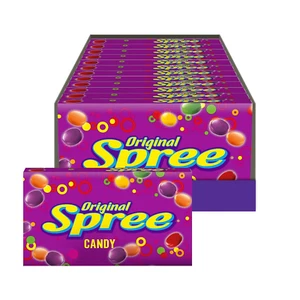 Wonka Spree Original Hard Candy, 5 Ounce Theater Candy Boxes (Pack of 12) - Picture 1 of 12
