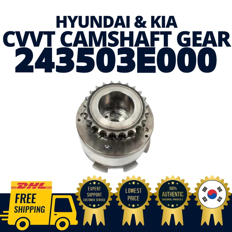 Árbol de levas genuino OEM Hyundai Kia CVVT engranaje 243503E000 Rondo Foto 1 de 1