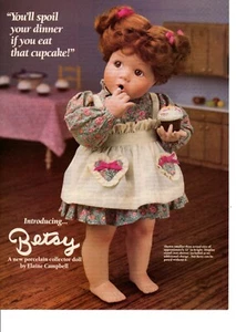 Vintage publicidad impresa anuncio muñeca 12 pulgadas Betsy estropearás cena cupcake 1993 - Imagen 1 de 1