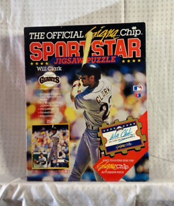 1989 MLB Signa Puce - WILL CLARK - SAN FRANCISCO GIANTS - 250 pièces PUZZLE SCELLÉ