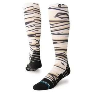 Stance Adult Tan Crew Polyester FreshTek Mummy T Stripe Snow Performance Socks M - Picture 1 of 1