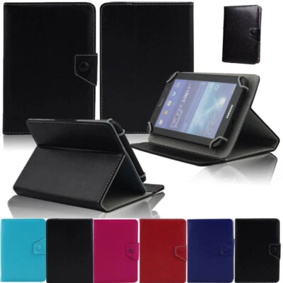 For 7" 8" 9" 10" 10.1" inch Tablet Shockproof Universal Stand Leather Case Cover - Image 1 of 4