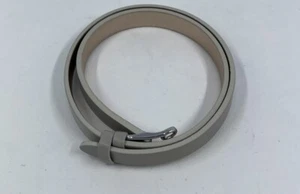 Stella & Dot Double Leather Wrap Band Cool Gray Champane Charm Bracelet - Picture 1 of 1